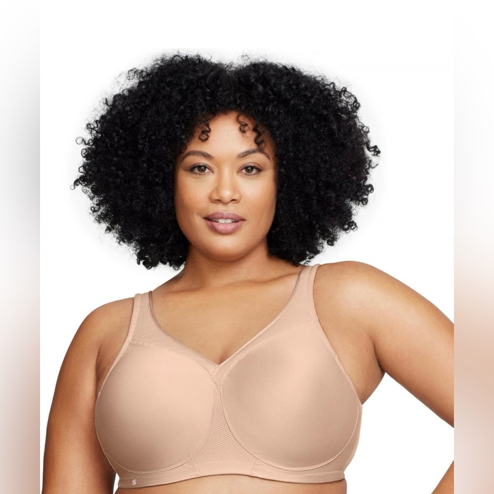 Everyday Full-Coverage Wireless Sports Bra - Nude